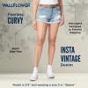 WallFlower Women's Fearless Curvy Denim Shorts High-Rise Belted Insta Vintage Juniors, Shawna II, 5 view 4
