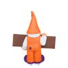 foco NCAA Chalkboard Sign Gnome view 3