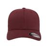 The Hat Pros Flexfit Wooly Combed Men's Athletic Stretch Fitted Baseball Cap Bundle with THP Hat & Clothing Brush (S-M|Maroon) view 2