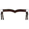 Showman Dark Argentina Cow Leather Barbwire Tooled Tripping Collar view 1