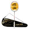 HUNDRED PRIMEARMOUR 800 Carbon Fibre Strung Badminton Racket with Full Racket Cover | for Intermediate Players | 84 Grams | Maximum String Tension - 32lbs view 1