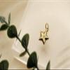 14K Solid Gold High Polish Five Pointer Star Charm Pendant Model_X_Fashion-492 view 1
