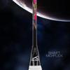 HUNDRED Flutter S ATTK Carbon Fibre Strung Badminton Racket with Full Racket Cover for Intermediate Players (72g, Maximum String Tension - 32lbs) view 3