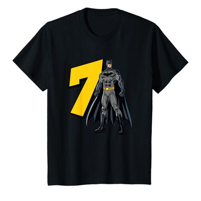 Kids Batman Super Hero 7th Birthday T-Shirt