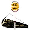 HUNDRED PRIMEARMOUR 800 Carbon Fibre Strung Badminton Racket with Full Racket Cover | for Intermediate Players | 84 Grams | Maximum String Tension - 32lbs view 1