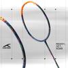 Hundred Powertek 1000 PRO Graphite Strung Badminton Racquet with Full Cover (Navy-Orange) | for Intermediate Players | 95 Grams | Maximum String Tension: 26lbs view 2