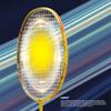 HUNDRED Flutter S ATTK Carbon Fibre Strung Badminton Racket with Full Racket Cover for Intermediate Players (72g, Maximum String Tension - 32lbs) view 4