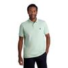 Chaps Men's Polo Shirt - Classic Fit Short Sleeve 2-Button Double Knit Cotton Polo Shirt (S-XL), Size Small, Mint view 1
