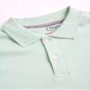 Chaps Men's Polo Shirt - Classic Fit Short Sleeve 2-Button Double Knit Cotton Polo Shirt (S-XL), Size Small, Mint view 3
