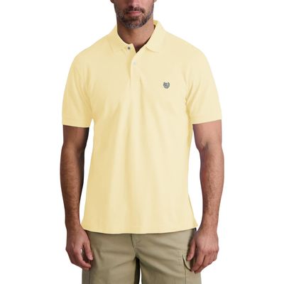 Chaps Men's Polo Shirt - Classic Fit Cotton Collared Short Sleeve Mens Golf Shirts - Casual Work Shirts for Men (S-2XL), Size Small, Sunbleached