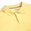Chaps Men's Polo Shirt - Classic Fit Short Sleeve 2-Button Double Knit Cotton Polo Shirt (S-XL), Size Small, Savannah Yellow view 3