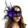 STORM BUY ] Lady/Women/Girls Costume Mask Feather Masquerade Mask Halloween Mardi Gras Cosplay Party For Adult (Purple 1) view 4