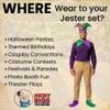 Nicky Bigs Novelties Mardi Gras Jester Hat, Mardi Gras Headband, Clown Collar, Clowns Shoes, Mardigras Costume Women, Clowns Costume Accessories view 4