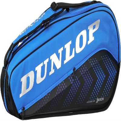Dunlop Sports FX Performance 3-Racket Tennis Bag, Black/Blue