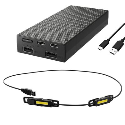 Jogging Companion : Nitecore UT05 Waist light 400 Lumens w/Lightweight Nitecore NB20000 20,0000mAh PowerCharger