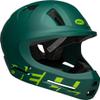 Bell Drop Youth BMX Bike and Skate Helmet, Green view 1
