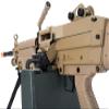 Evike Airsoft - A&K/Cybergun FN Licensed M249 Minimi Airsoft Saw w/Metal Body (Model: MK II/Dark Earth) view 4