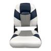 Wise 1461-1773 Baja Series High Back Boat Seat, Brite White/Grey/Midnight view 2