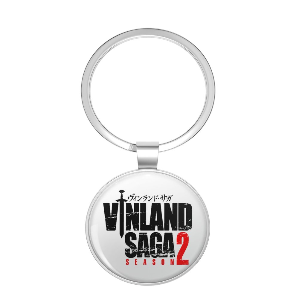 1080 Graphics Vinland Saga Key Chain Double Sided Stainless Steel Keychain