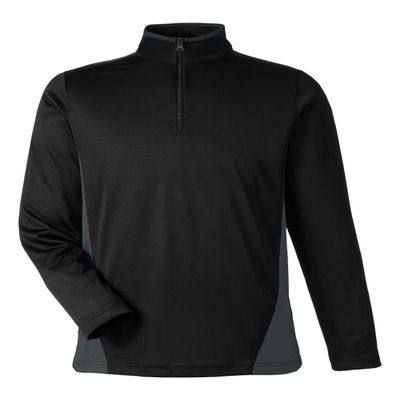 Men's Flash Snag Protection Plus IL Colorblock Quarter-Zip Black