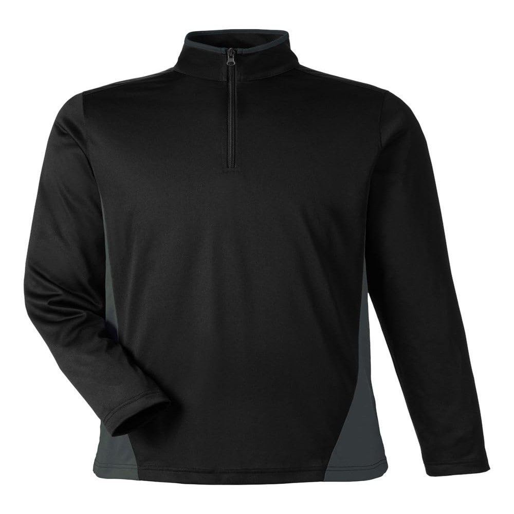 Men's Flash Snag Protection Plus IL Colorblock Quarter-Zip Black