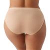 Wacoal Women's Understated Cotton Full Coverage Hi-Cut Brief Panty, 879362, Praline, 3X-Large view 2