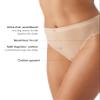 Wacoal Women's Understated Cotton Full Coverage Hi-Cut Brief Panty, 879362, Praline, 3X-Large view 4