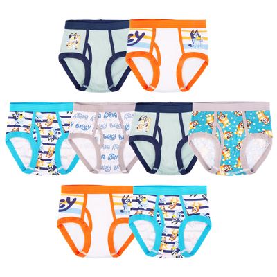 Briefs of 100% Combed Cotton Underwear Briefs, Sizes 18M, 2/3T, 4T, 4, 6, and 8