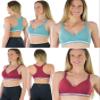 ToBeInStyle Womens 6 Pack Random Selection Padded Support Bras - Sports Bras Assorted Wireless - 42C view 3