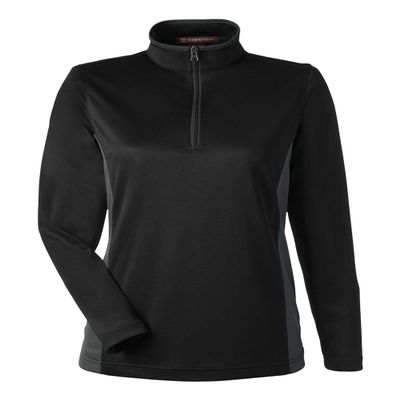 Ladies' Flash Snag Protection Plus IL Colorblock Quarter-Zip Blue