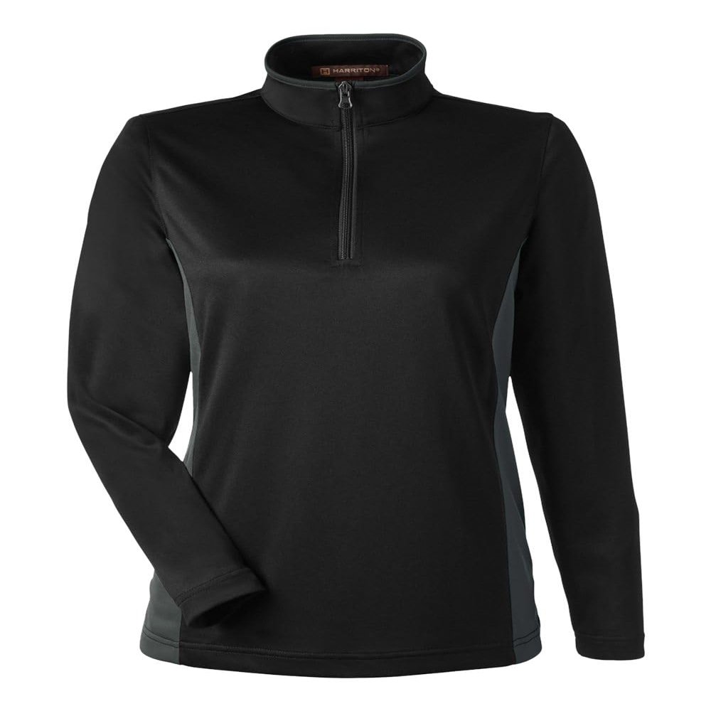 Ladies' Flash Snag Protection Plus IL Colorblock Quarter-Zip Blue
