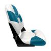 Wise 1461-0033 Baja Series High Back Boat Seat, Brite White/Teal view 3
