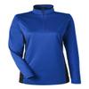 Ladies' Flash Snag Protection Plus IL Colorblock Quarter-Zip Black view 1