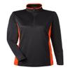 Ladies' Flash Snag Protection Plus IL Colorblock Quarter-Zip Black view 1