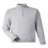 Harriton Unisex Pilbloc Quarter-Zip Sweater Grey Heather view 1
