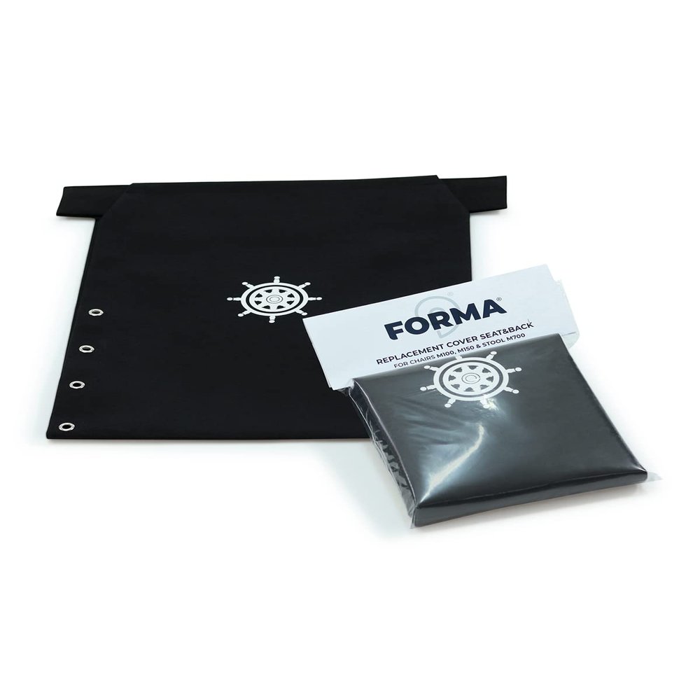 FORMA MARINE Replacement Black recacril Fabric for M150BL Chair, Model RM150BL