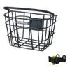 Basil Front Basket Bremen ALU Quick Assembly, Klickfix Handlebar Bracket (Aluminium), Removable Aluminium Design, Aluminium Wire view 1