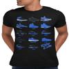 Shirt to Match Royal Black Jordan Retro 1 2 3 4 5 6 7 8 9 10 11 12 13 Sneakers, Men's Tee to Match Jordans view 1