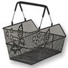 Basil Multi-System Rear Basket | Aluminium Black | view 1
