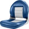 Tempress Navistyle High Back Folding Boat Seat (Blue/Gray) view 1
