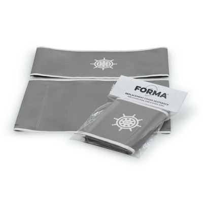 FORMA MARINE Replacement Grey recacril Fabric Set for M100G Chair, Model RM100G