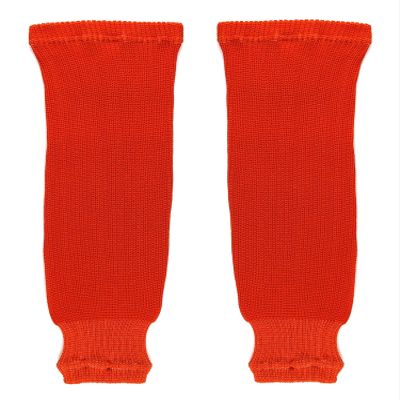 PEAR SOX Pro Weight Solid Color Hockey Socks (Orange, Intermediate)