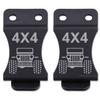 KYDEX Belt Clip for Holsters & Sheaths  (w/4x4 Engraving) - (Fits 1.50in Belts) - (Inside-The-Waistband/IWB) - (USA Made) - (2 Pack) view 1