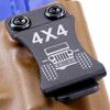 KYDEX Belt Clip for Holsters & Sheaths  (w/4x4 Engraving) - (Fits 1.50in Belts) - (Inside-The-Waistband/IWB) - (USA Made) - (2 Pack) view 4