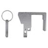 Extreme Max 3005.3878 Pontoon Rail Mount Fender Holder for Up to 1/2" Fender Line - Each view 3