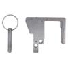 Extreme Max 3005.3878 Pontoon Rail Mount Fender Holder for Up to 1/2" Fender Line - Each view 4