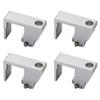 Extreme Max 3005.3878.4 Pontoon Rail Mount Fender Holder for Up to 1/2" Fender Line - Pack of 4 view 1