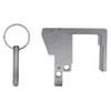 Extreme Max 3005.3878.4 Pontoon Rail Mount Fender Holder for Up to 1/2" Fender Line - Pack of 4 view 4