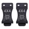 KYDEX Belt Clip for Holsters & Sheaths  (w/4x4 Engraving) - (Fits 1.75in Belts) - (Inside-The-Waistband/IWB) - (USA Made) - (2 Pack) view 1