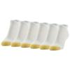 GOLDTOE Women's Vacay Cushion Tab Socks, 6-Pairs, White, Shoe Size: 6-9 view 1